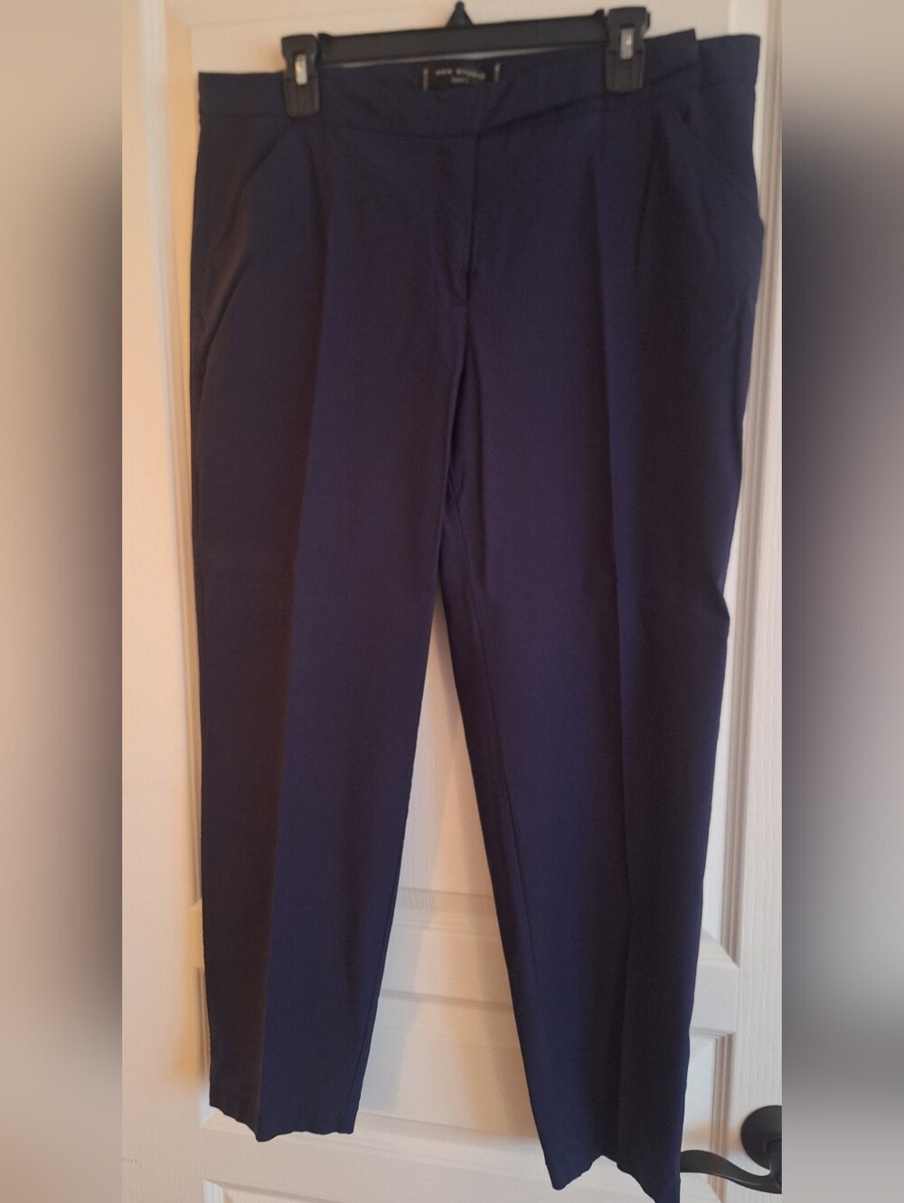 Max Studio Navy Tailored Women's Trousers